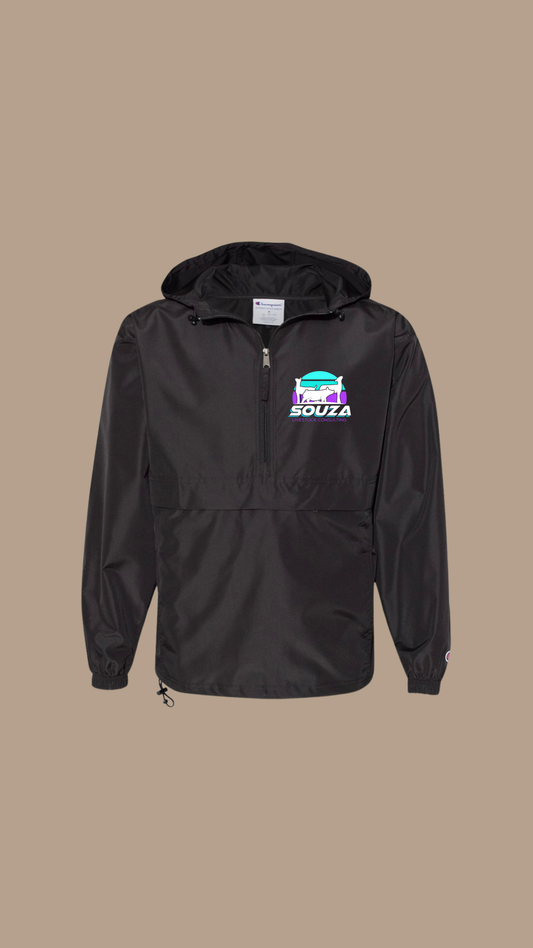 Champion 1/4 zip Windbreaker